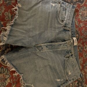 AGolde Parker denim shorts